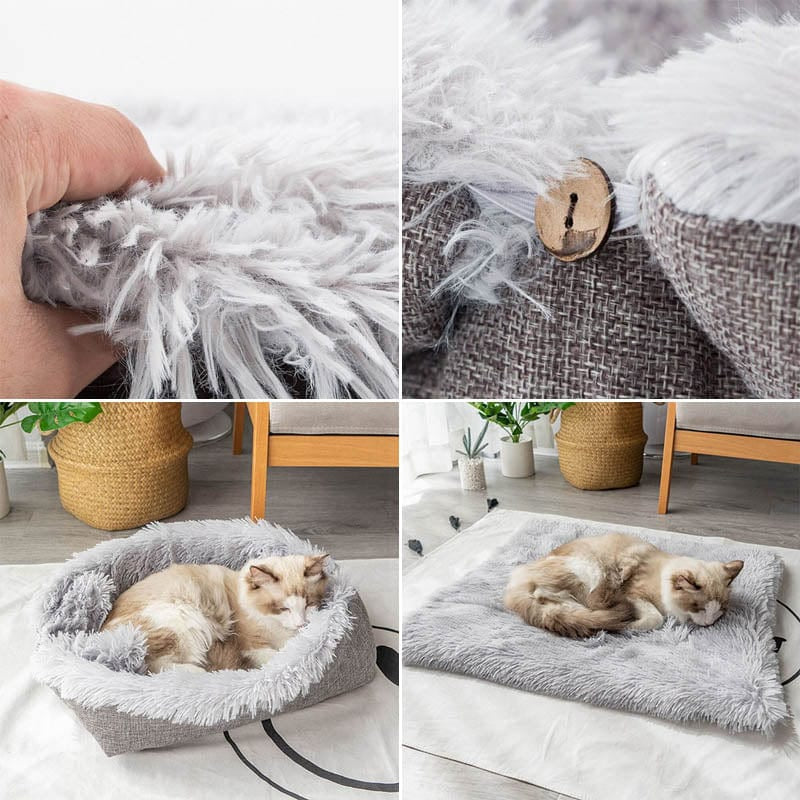 2-In-1 Self Warming Cat Bed for Outdoor or Indoor